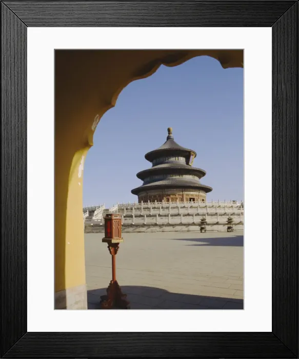 Framed Print : The Temple of Heaven, Tiantan Park, Beijing, China Framed Print : The Temple of Heaven, Tiantan Park, Beijing, China