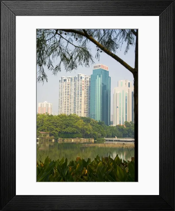 Framed Print : Litchi Park Lake, Shenzhen Special Economic Zone (SEZ), Guangdong, China, Asia Framed Print : Litchi Park Lake, Shenzhen Special Economic Zone (SEZ), Guangdong, China, Asia
