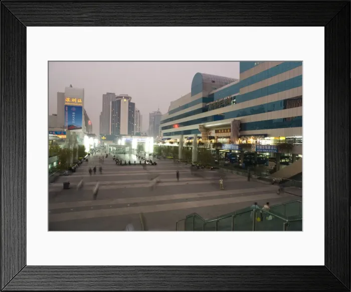 Framed Print : Station, Shenzhen Special Economic Zone (SEZ), Guangdong, China, Asia Framed Print : Station, Shenzhen Special Economic Zone (SEZ), Guangdong, China, Asia