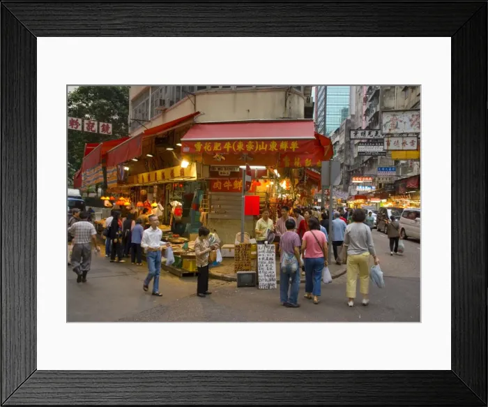 Framed Print : Local shop, Central, Hong Kong, China, Asia Framed Print : Local shop, Central, Hong Kong, China, Asia
