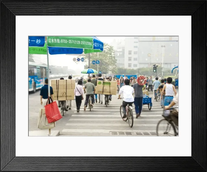 Framed Print : Shenzhen special economic zone (S. E. Z. ), Guangdong, China, Asia Framed Print : Shenzhen special economic zone (S. E. Z. ), Guangdong, China, Asia