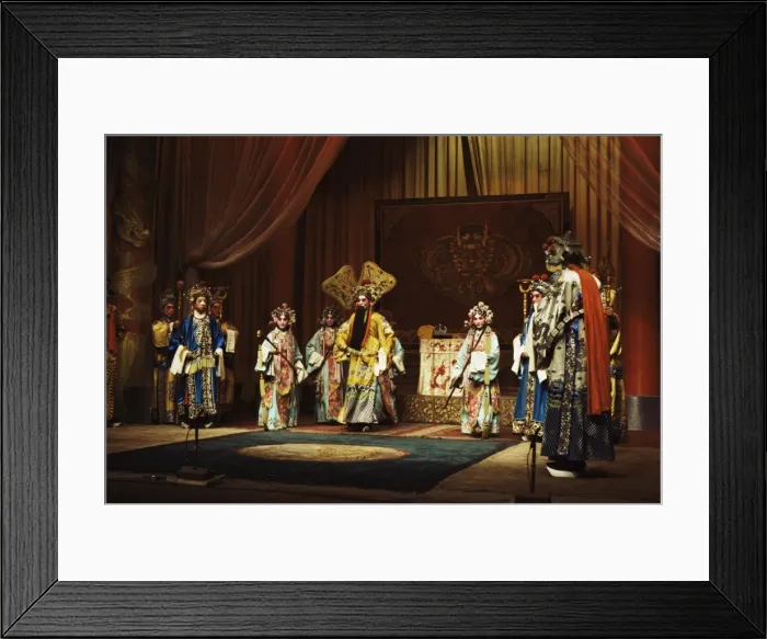 Framed Print : Classical opera performance, China, Asia Framed Print : Classical opera performance, China, Asia