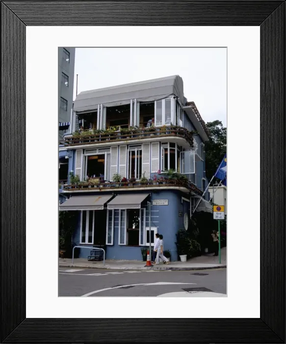 Framed Print : Restaurant, Stanley, Hong Kong Island, Hong Kong, China, Asia Framed Print : Restaurant, Stanley, Hong Kong Island, Hong Kong, China, Asia