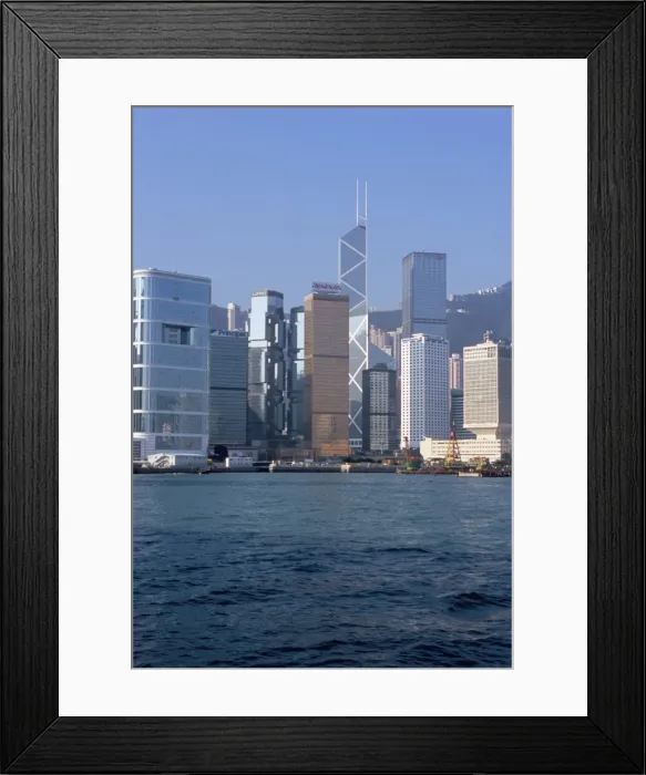 Framed Print : Skyline, Central, Hong Kong Island, Hong Kong, China, Asia Framed Print : Skyline, Central, Hong Kong Island, Hong Kong, China, Asia
