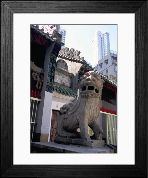 Framed Print : Man Mo temple, Hollywood Road, Hong Kong Island, Hong Kong, China, Asia Framed Print : Man Mo temple, Hollywood Road, Hong Kong Island, Hong Kong, China, Asia