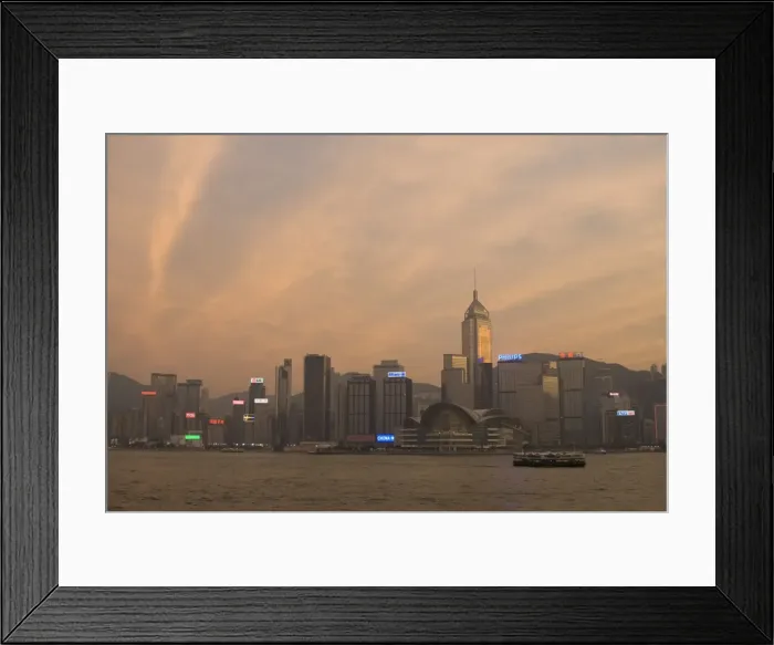 Framed Print : Wanchai District across Victoria Harbour, Hong Kong Island, Hong Kong, China, Asia Framed Print : Wanchai District across Victoria Harbour, Hong Kong Island, Hong Kong, China, Asia