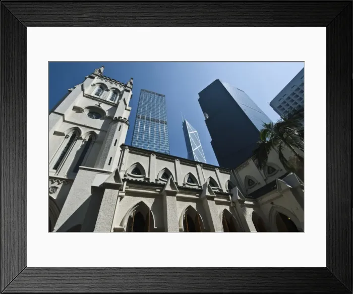 Framed Print : St. Johns Cathedral dating from 1850, the oldest Anglican church in East Asia Framed Print : St. Johns Cathedral dating from 1850, the oldest Anglican church in East Asia