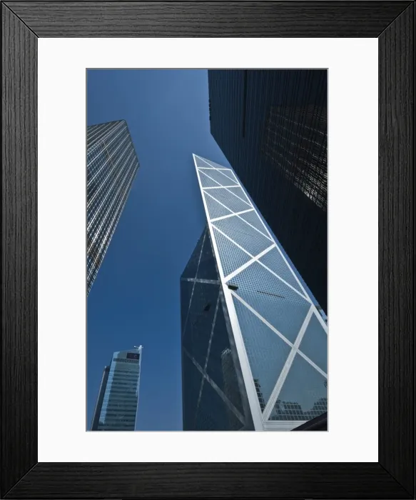 Framed Print : Bank of China Building in centre, Central, Hong Kong, China, Asia Framed Print : Bank of China Building in centre, Central, Hong Kong, China, Asia