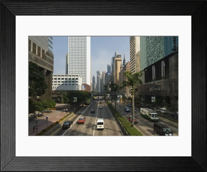 Framed Print : Gloucester Road, Wanchai, Hong Kong, China, Asia Framed Print : Gloucester Road, Wanchai, Hong Kong, China, Asia