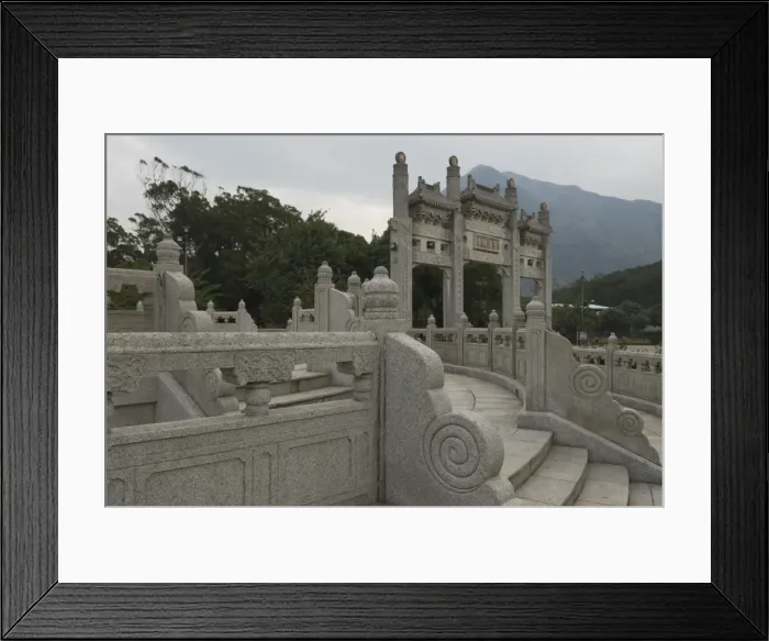 Framed Print : Gates to the Po Lin Monastery, Lantau Island, Hong Kong, China, Asia Framed Print : Gates to the Po Lin Monastery, Lantau Island, Hong Kong, China, Asia