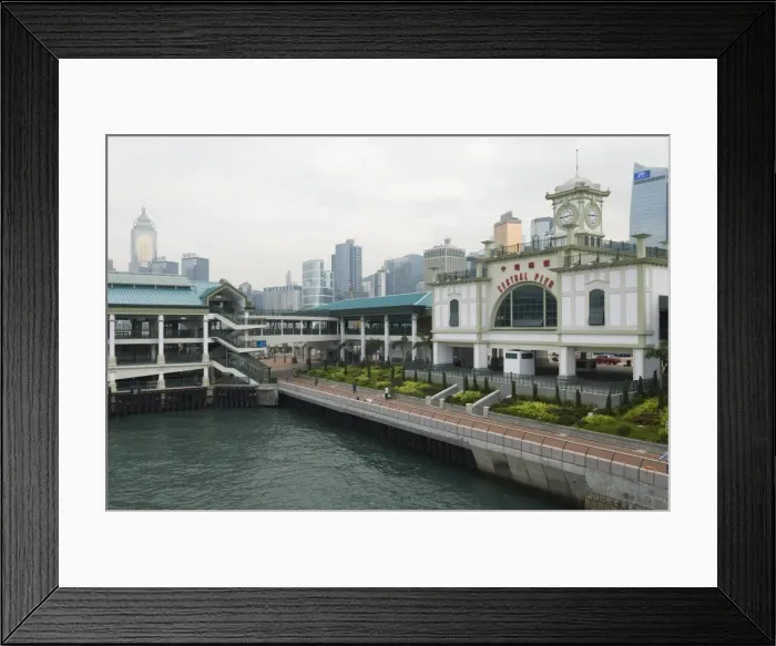 Framed Print : Central Pier and Ferry Terminus, Central, Hong Kong Island, Hong Kong, China, Asia Framed Print : Central Pier and Ferry Terminus, Central, Hong Kong Island, Hong Kong, China, Asia