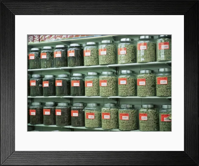 Framed Print : Dried scallops in jars, dried seafood shop, Des Voeux Road West, Hong Kong Island Framed Print : Dried scallops in jars, dried seafood shop, Des Voeux Road West, Hong Kong Island