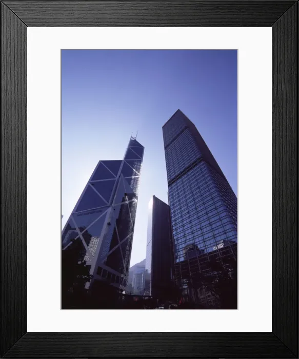 Framed Print : Bank of China and Cheung Kong Center, Central, Hong Kong Island, Hong Kong, China, Asia Framed Print : Bank of China and Cheung Kong Center, Central, Hong Kong Island, Hong Kong, China, Asia