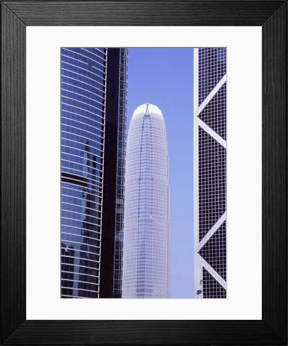 Framed Print : Two IFC Building in centre, Central, Hong Kong Island, Hong Kong, China, Asia Framed Print : Two IFC Building in centre, Central, Hong Kong Island, Hong Kong, China, Asia