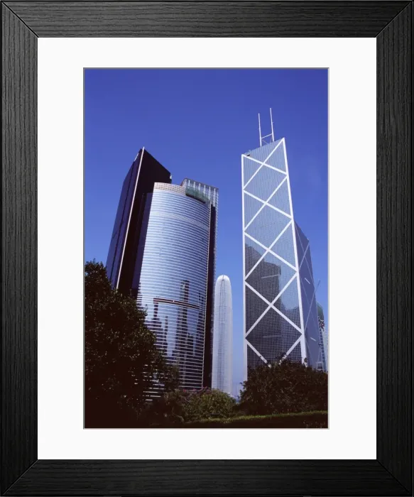 Framed Print : Citibank Tower and Bank of China, Central, Hong Kong Island, Hong Kong, China, Asia Framed Print : Citibank Tower and Bank of China, Central, Hong Kong Island, Hong Kong, China, Asia