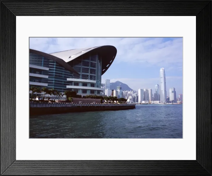 Framed Print : Convention and Exhibition Center, Hong Kong Island, Victoria Harbour, Hong Kong Framed Print : Convention and Exhibition Center, Hong Kong Island, Victoria Harbour, Hong Kong