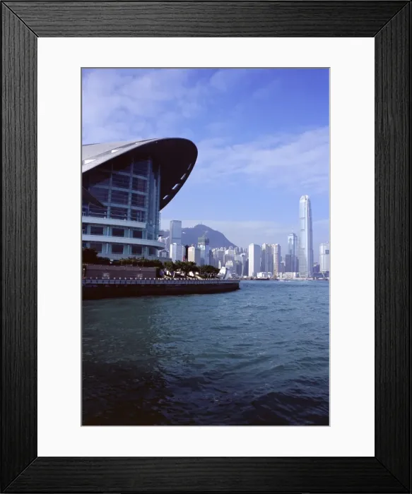 Framed Print : Hong Kong Convention and Exhibition Center, Hong Kong Island, Victoria Harbour Framed Print : Hong Kong Convention and Exhibition Center, Hong Kong Island, Victoria Harbour