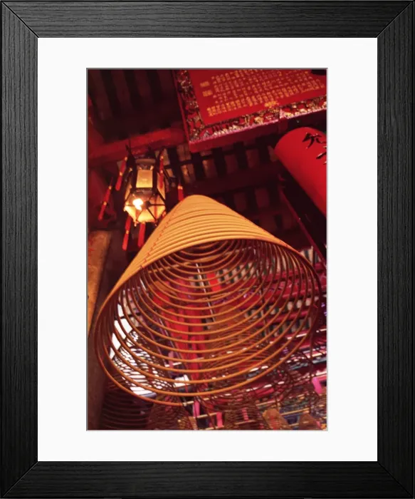 Framed Print : Incense coils, Man Mo Temple, Hong Kong Island, Hong Kong, China, Asia Framed Print : Incense coils, Man Mo Temple, Hong Kong Island, Hong Kong, China, Asia
