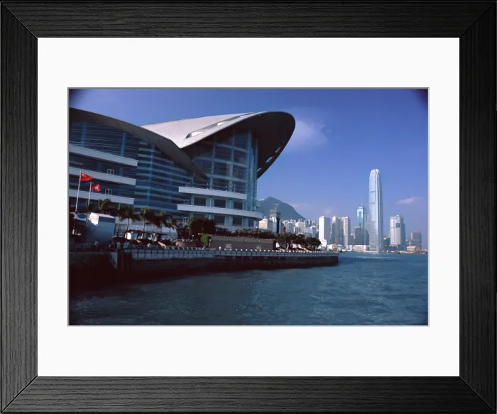 Framed Print : Exhibition and Convention Center, Victoria Harbour, Hong Kong, China, Asia Framed Print : Exhibition and Convention Center, Victoria Harbour, Hong Kong, China, Asia