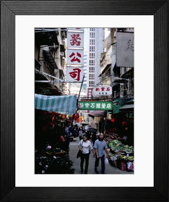Framed Print : Mid-Levels, Hong Kong Island, Hong Kong, China, Asia Framed Print : Mid-Levels, Hong Kong Island, Hong Kong, China, Asia