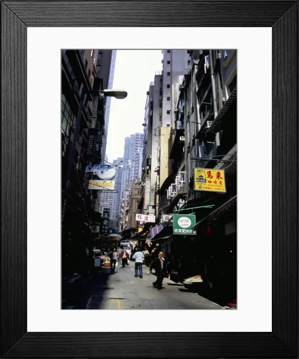 Framed Print : Mid-Levels, Hong Kong Island, Hong Kong, China, Asia Framed Print : Mid-Levels, Hong Kong Island, Hong Kong, China, Asia