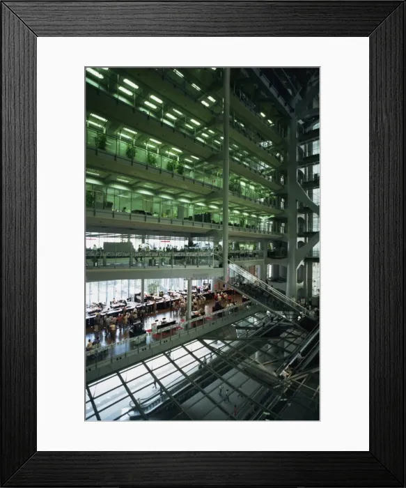 Framed Print : The atrium of the Hong Kong & Shanghai Banking Corporation, Hong Kong, China, Asia Framed Print : The atrium of the Hong Kong & Shanghai Banking Corporation, Hong Kong, China, Asia