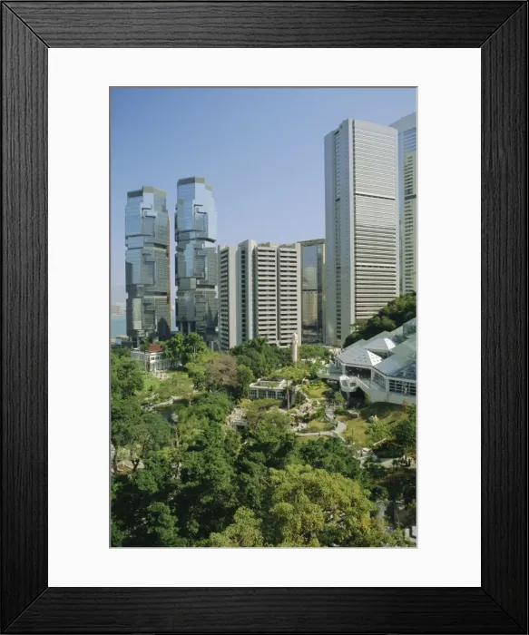 Framed Print : Hong Kong Park, Hong Kong, China, Asia