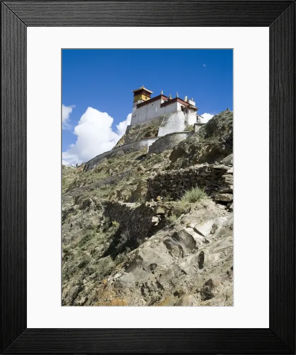 Framed Print : Yumbulagung Castle, restored version of the regions oldest building