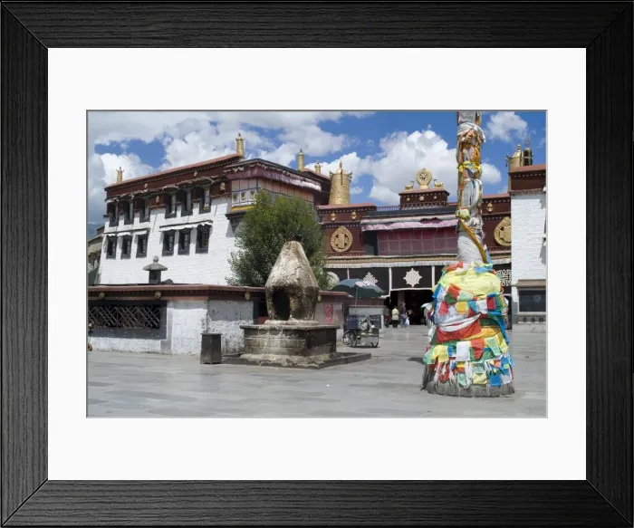 Framed Print : Jokhang Temple, the most revered religious structure in Tibet, Lhasa, Tibet, China, Asia Framed Print : Jokhang Temple, the most revered religious structure in Tibet, Lhasa, Tibet, China, Asia
