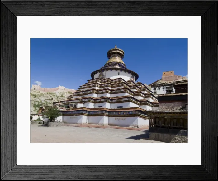 Framed Print : Kumbum, Gyantse, Tibet, China, Asia Framed Print : Kumbum, Gyantse, Tibet, China, Asia
