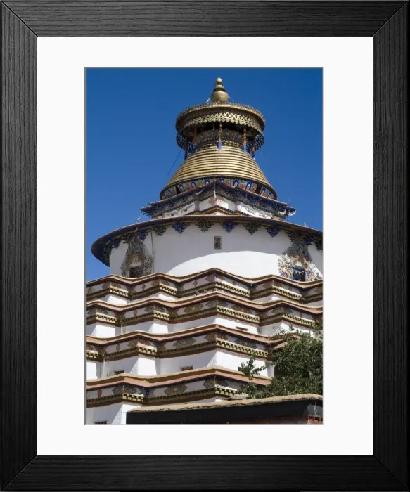 Framed Print : Kumbum, Gyantse, Tibet, China, Asia Framed Print : Kumbum, Gyantse, Tibet, China, Asia