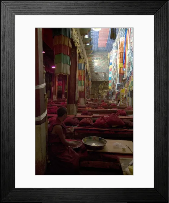 Framed Print : Main prayer hall, Samye Monastery, Tibet, China, Asia Framed Print : Main prayer hall, Samye Monastery, Tibet, China, Asia