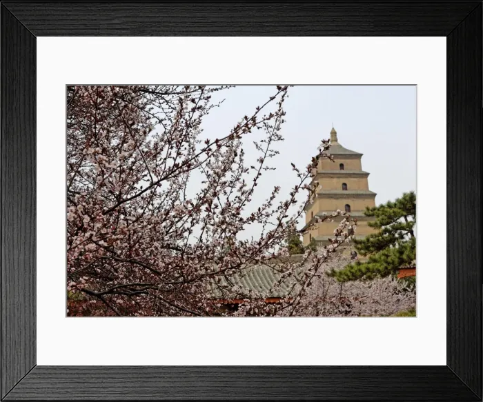 Framed Print : Great Wild Goose Pagoda (Dayanta), built in the Tang Dynasty in the 7th century Framed Print : Great Wild Goose Pagoda (Dayanta), built in the Tang Dynasty in the 7th century