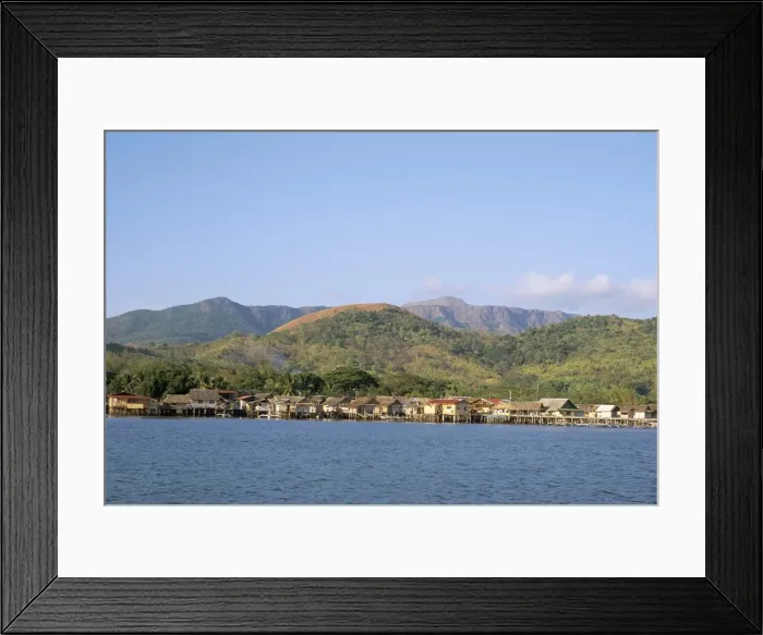 Framed Print : Village of Coron, island of Busuanga, Calamian archipelago, Palawan, Philippines Framed Print : Village of Coron, island of Busuanga, Calamian archipelago, Palawan, Philippines