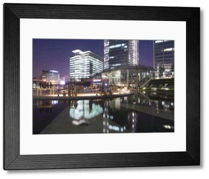 Framed Print : Tsinghua Scientific Park in Wudaokou, Beijing, China, Asia Framed Print : Tsinghua Scientific Park in Wudaokou, Beijing, China, Asia