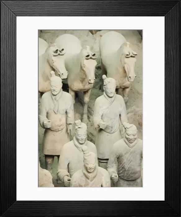 Framed Print : Pit 1 of Mausoleum of the First Qin Emperor housed in The Museum of the Terracotta Warriors