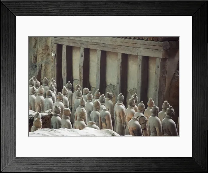 Framed Print : Pit 1, Mausoleum of the first Qin Emperor housed in The Museum of the Terracotta Warriors opened in 1979 near Xian City, Shaanxi Province Framed Print : Pit 1, Mausoleum of the first Qin Emperor housed in The Museum of the Terracotta Warriors opened in 1979 near Xian City, Shaanxi Province