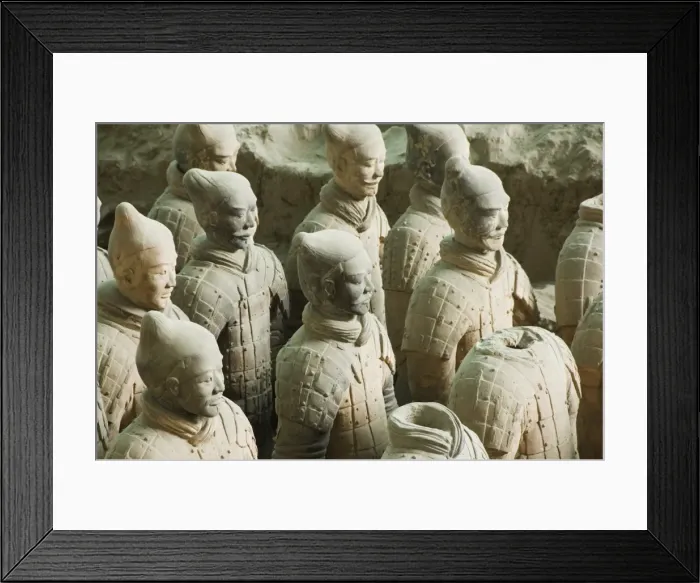 Framed Print : Pit 1, Mausoleum of the first Qin Emperor housed in The Museum of the Terracotta Warriors opened in 1979 near Xian City, Shaanxi Province Framed Print : Pit 1, Mausoleum of the first Qin Emperor housed in The Museum of the Terracotta Warriors opened in 1979 near Xian City, Shaanxi Province