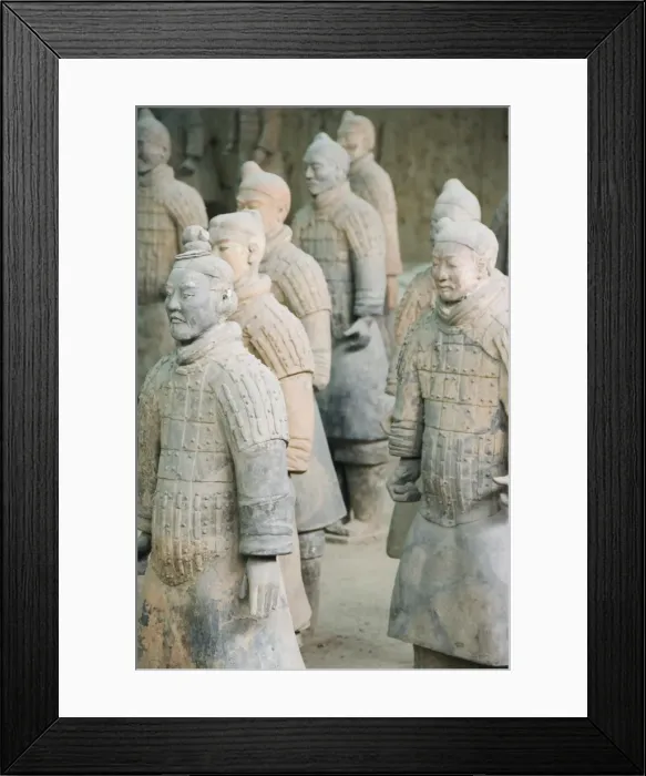 Framed Print : Pit 1, Mausoleum of the first Qin Emperor housed in The Museum of the Terracotta Warriors opened in 1979 near Xian City, Shaanxi Province Framed Print : Pit 1, Mausoleum of the first Qin Emperor housed in The Museum of the Terracotta Warriors opened in 1979 near Xian City, Shaanxi Province