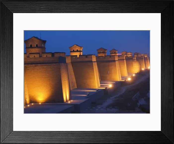 Framed Print : Last remaining intact Ming Dynasty city wall in China, UNESCO World Heritage Site Framed Print : Last remaining intact Ming Dynasty city wall in China, UNESCO World Heritage Site