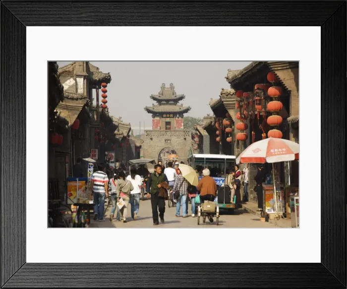 Framed Print : Historic city watch tower, UNESCO World Heritage Site, Pingyao City, Shanxi Province Framed Print : Historic city watch tower, UNESCO World Heritage Site, Pingyao City, Shanxi Province