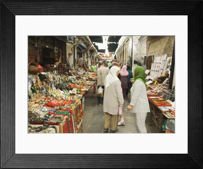 Framed Print : Tourist market in the Muslim Quarter home to the citys Hui community Framed Print : Tourist market in the Muslim Quarter home to the citys Hui community