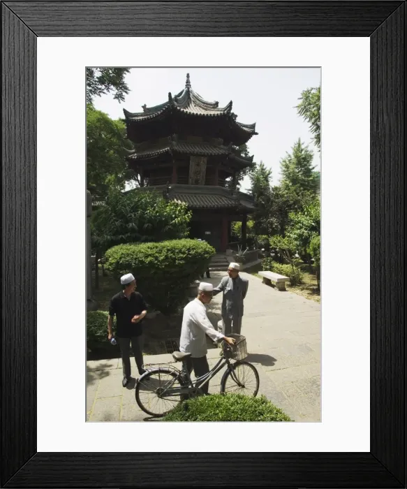 Framed Print : The Great Mosque located in the Muslim Quarter home to the citys Hui community Framed Print : The Great Mosque located in the Muslim Quarter home to the citys Hui community