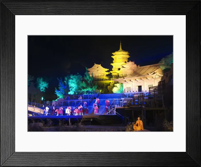 Framed Print : Zen Music Shaolin Grand Ceremony, a dance and musical performance in Shaolin Framed Print : Zen Music Shaolin Grand Ceremony, a dance and musical performance in Shaolin