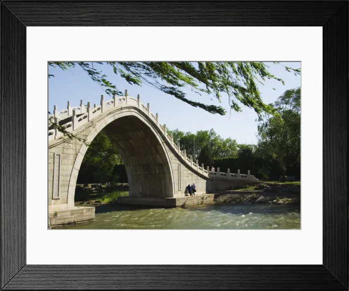 Framed Print : A steeply arched bridge on Lake Kunming at Yihe Yuan (The Summer Palace) Framed Print : A steeply arched bridge on Lake Kunming at Yihe Yuan (The Summer Palace)