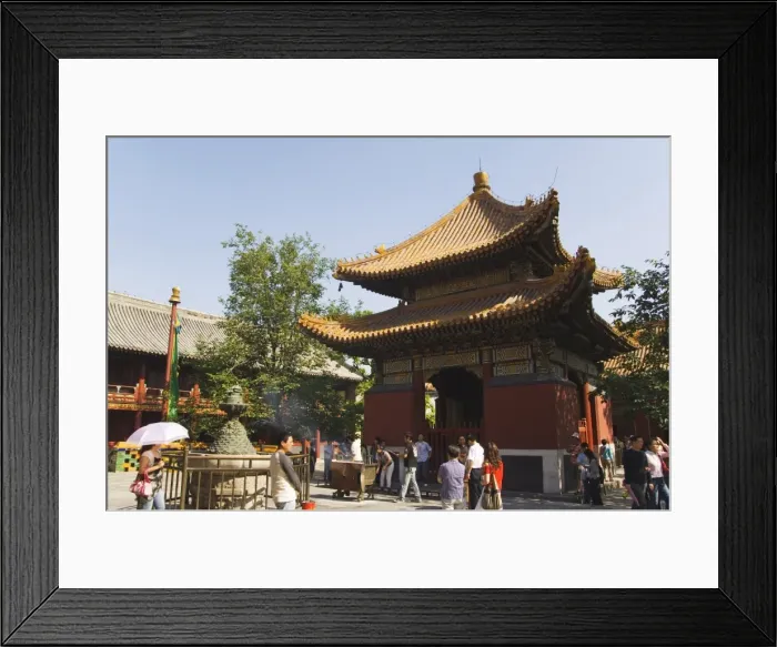 Framed Print : Yonghe Gong Tibetan Buddhist Lama Temple, Beijing, China, Asia Framed Print : Yonghe Gong Tibetan Buddhist Lama Temple, Beijing, China, Asia