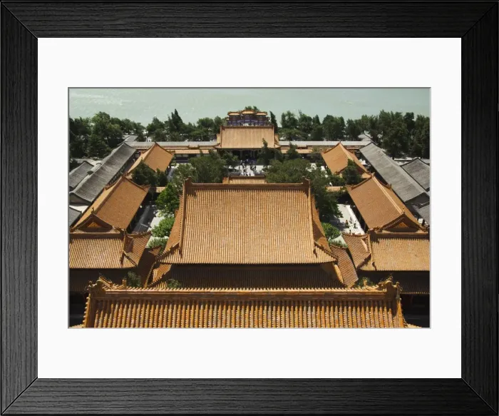 Framed Print : Red roofed buildings of Cloud Dispelling Hall at Yihe Yuan (The Summer Palace) Framed Print : Red roofed buildings of Cloud Dispelling Hall at Yihe Yuan (The Summer Palace)