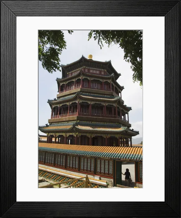 Framed Print : Tower of Buddhist Incense on Longevity Hill, Yihe Yuan (The Summer Palace) Framed Print : Tower of Buddhist Incense on Longevity Hill, Yihe Yuan (The Summer Palace)