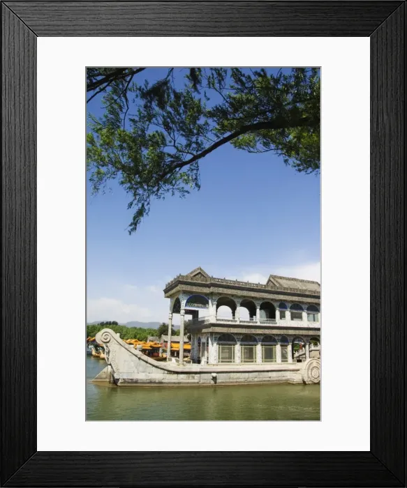 Framed Print : The Marble Boat at Yihe Yuan (The Summer Palace), UNESCO World Heritage Site Framed Print : The Marble Boat at Yihe Yuan (The Summer Palace), UNESCO World Heritage Site