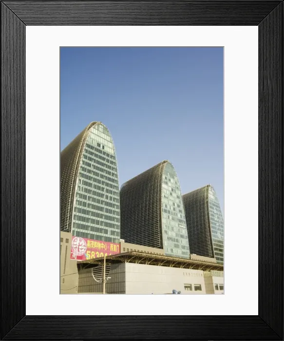Framed Print : The Three Towers at Xihuan Square near Beijing North Train Station, Xizhimen district Framed Print : The Three Towers at Xihuan Square near Beijing North Train Station, Xizhimen district